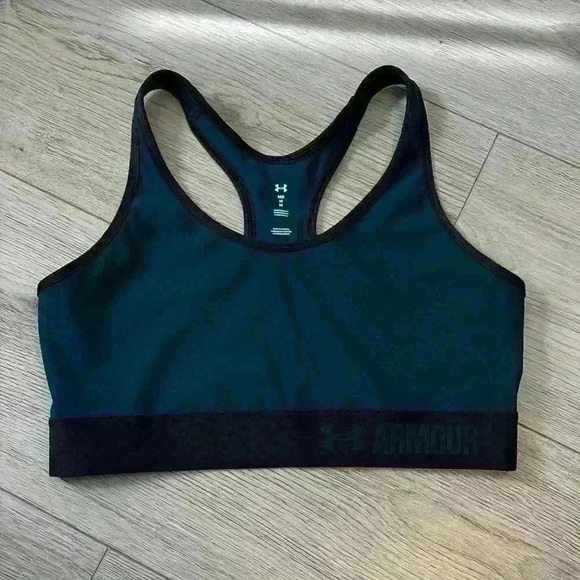 Under Armour Other - Under Armour Green/Blue Sports Bra Size M